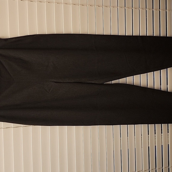 Talbots Dark Gray Side Zip Straight Leg Trouser sz 12 - Picture 1 of 10